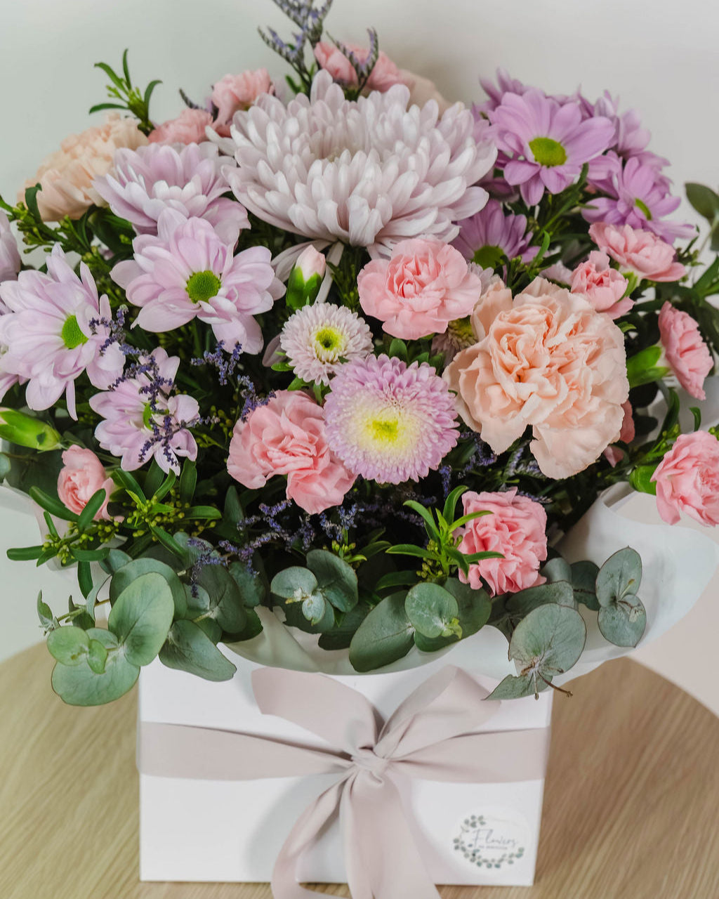 Pastel Boxed Arrangement
