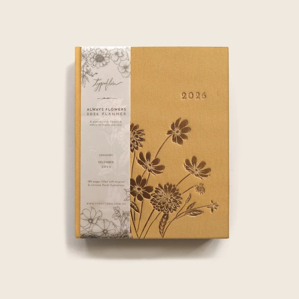 Typoflora 2026 Planner