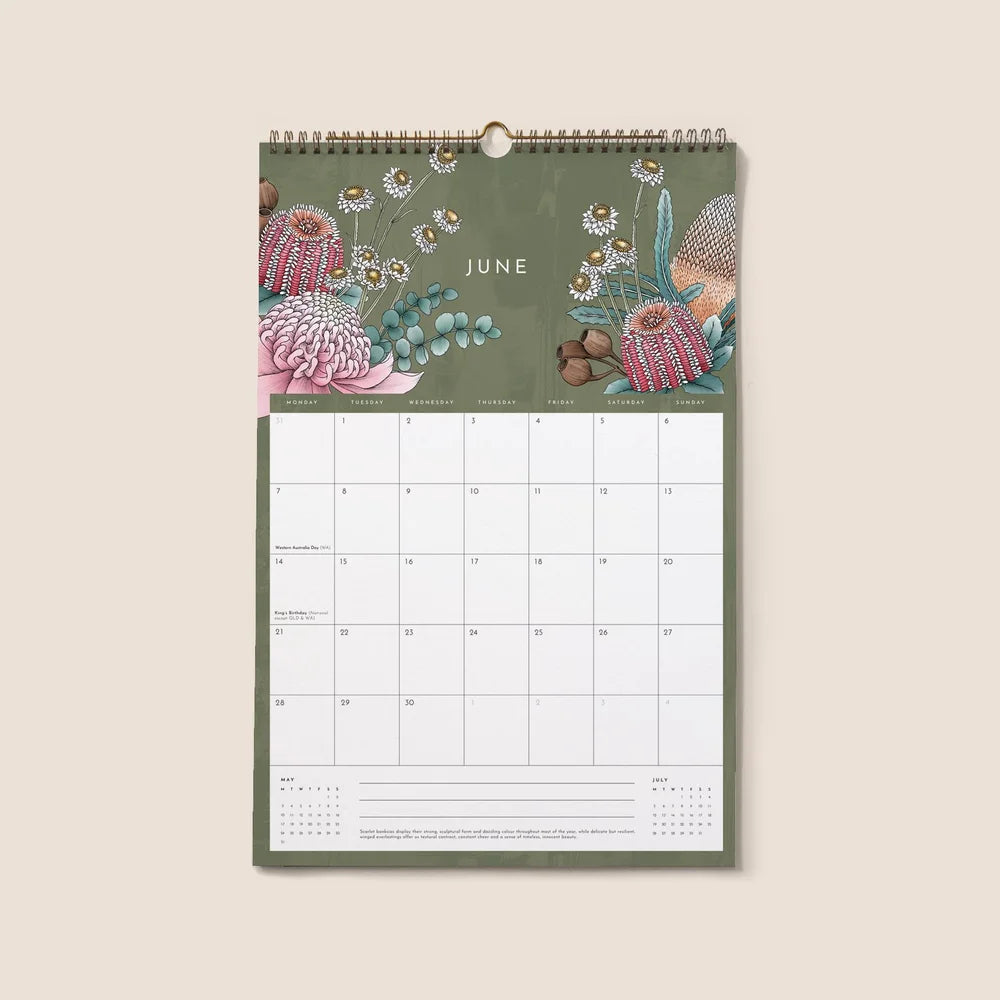 Typoflora 2027 Calendar