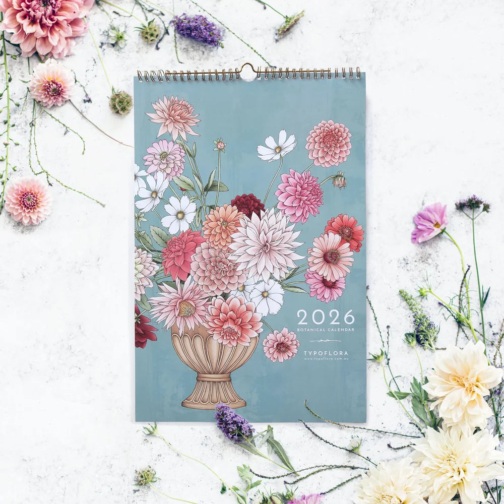 Typoflora 2026 Calendar