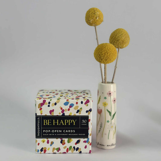 Affirmation Cards and Tiny Vase