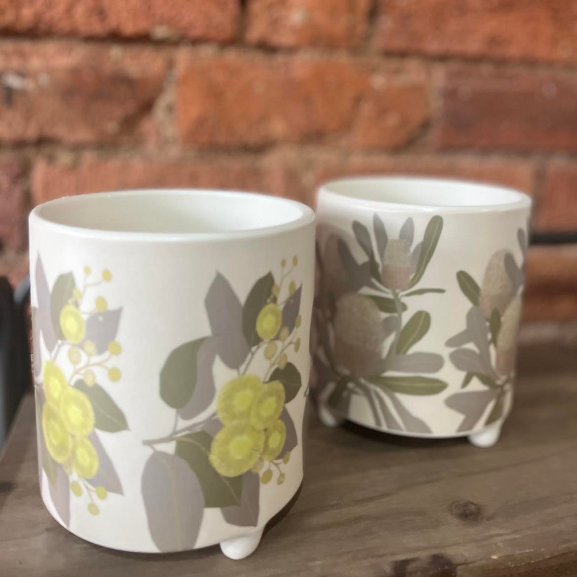 Botanical Patterned Planter