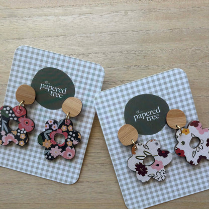 The Papered Tree Earring- Drop