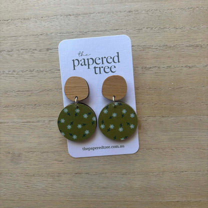The Papered Tree Earring- Drop