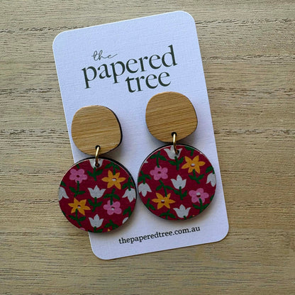 The Papered Tree Earring- Drop