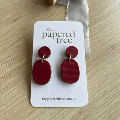 The Papered Tree Earring- Drop