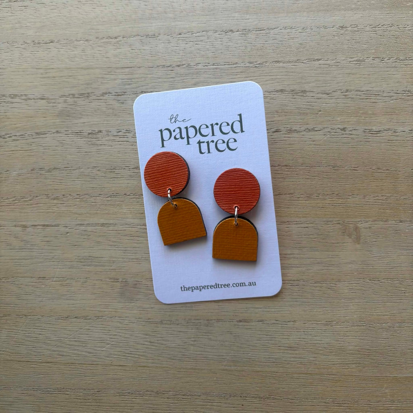 The Papered Tree Earring- Drop