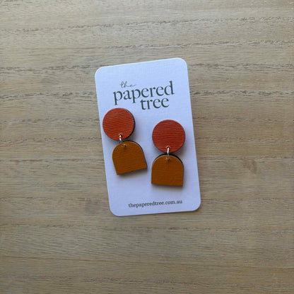 The Papered Tree Earring- Drop