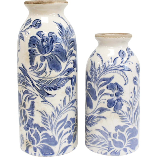 Bud Vase Vintage Blue