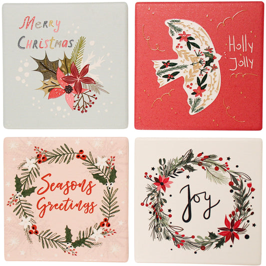 Set of Christmas Coasters