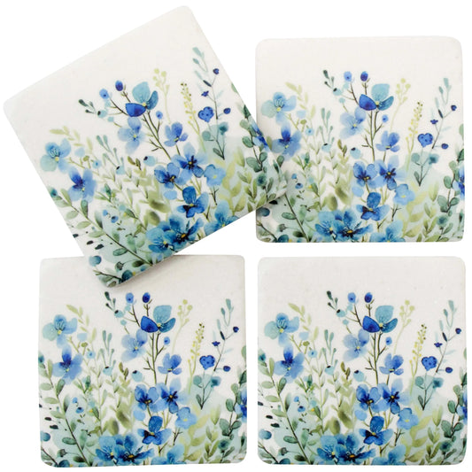 Blue Watercolour Coasters