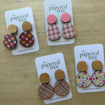 The Papered Tree Earring- Drop