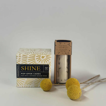 Affirmation Cards and Mini Vase