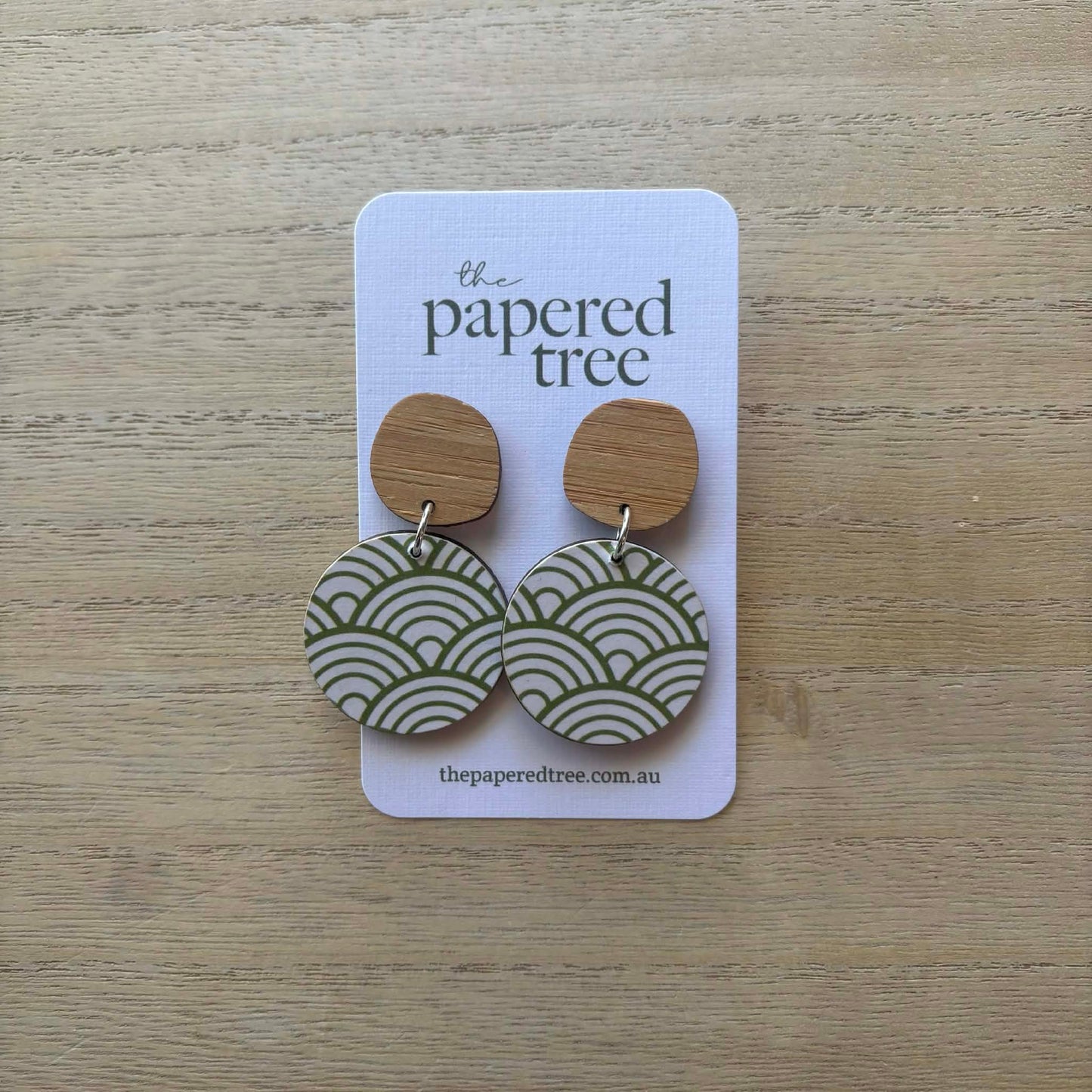 The Papered Tree Earring- Drop