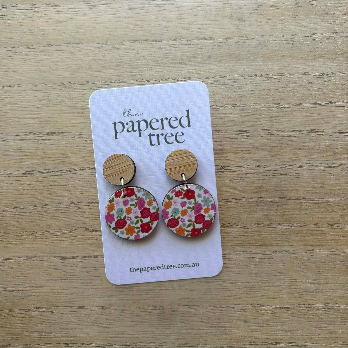 The Papered Tree Earring- Drop