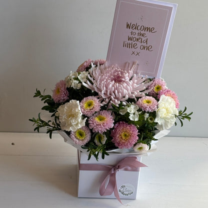 Pastel Boxed Arrangement