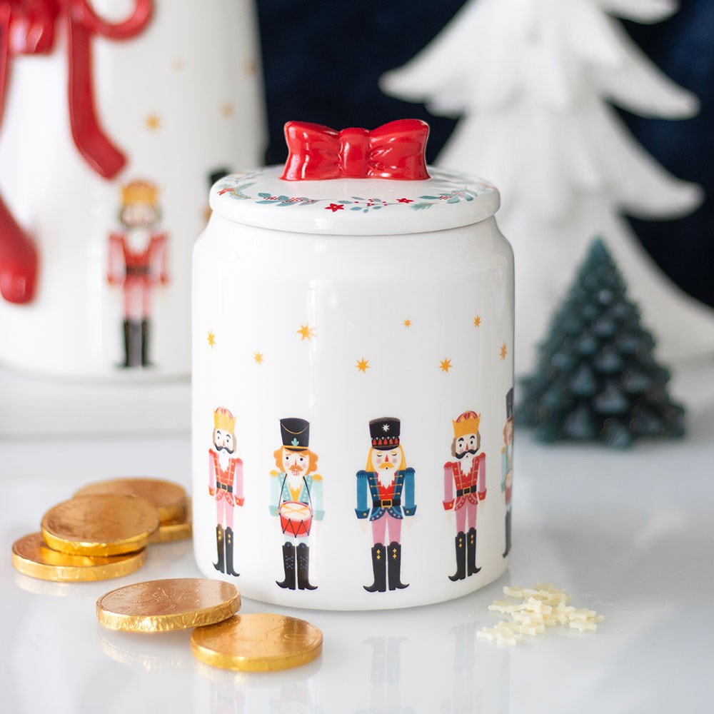 Nutcracker Storage Jar
