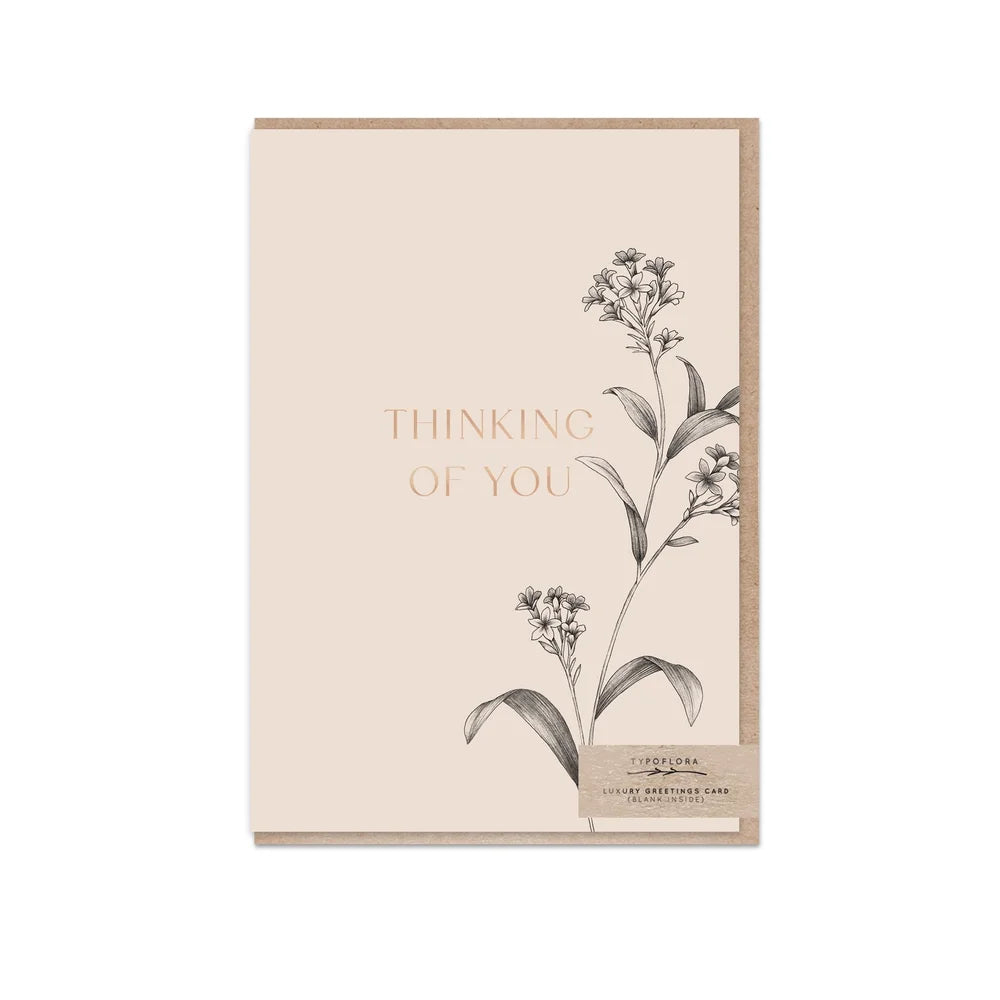 Typoflora Card