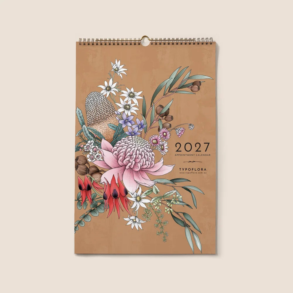 Typoflora 2027 Calendar