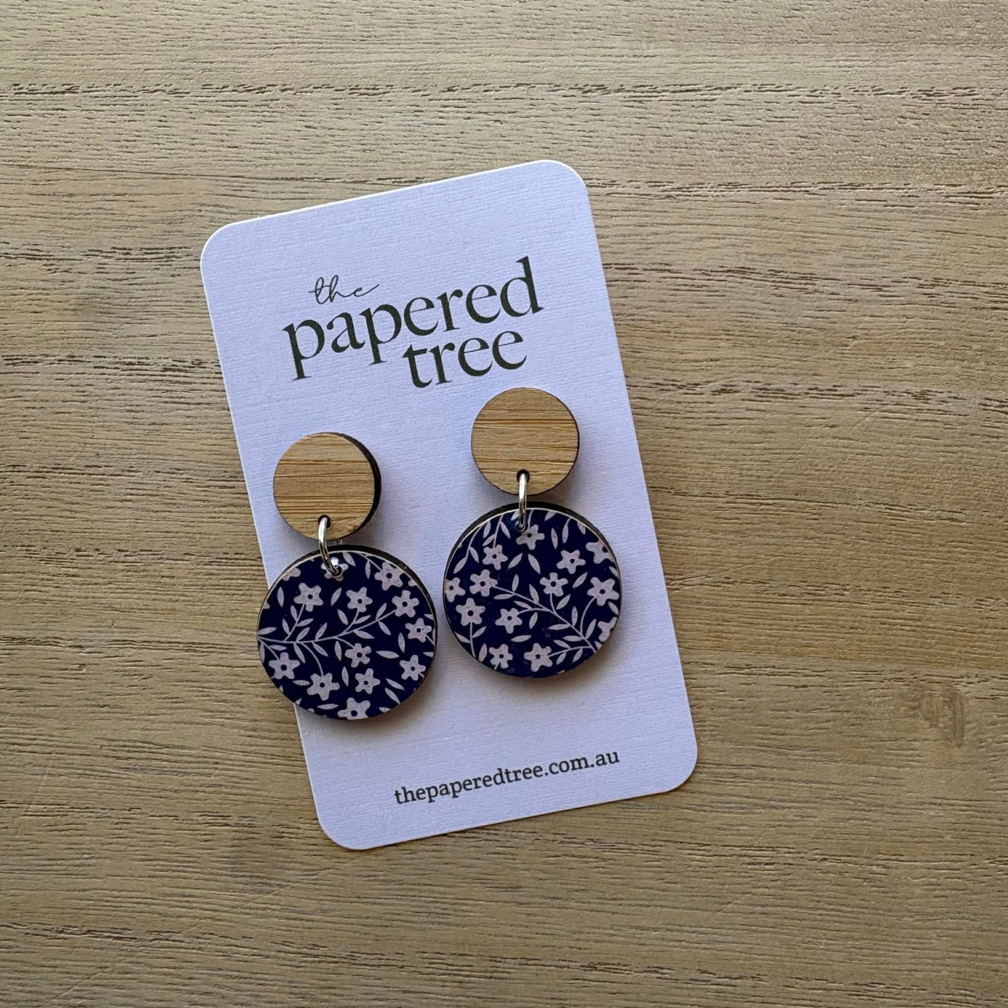 The Papered Tree Earring- Drop