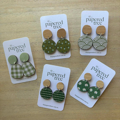 The Papered Tree Earring- Drop