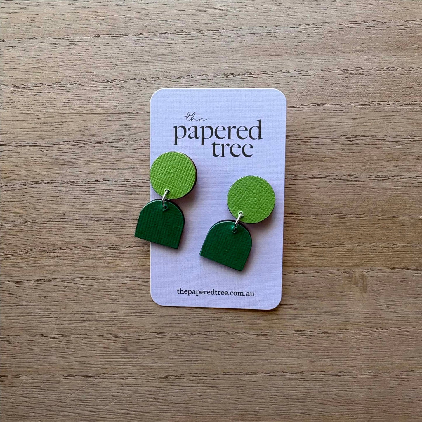 The Papered Tree Earring- Drop