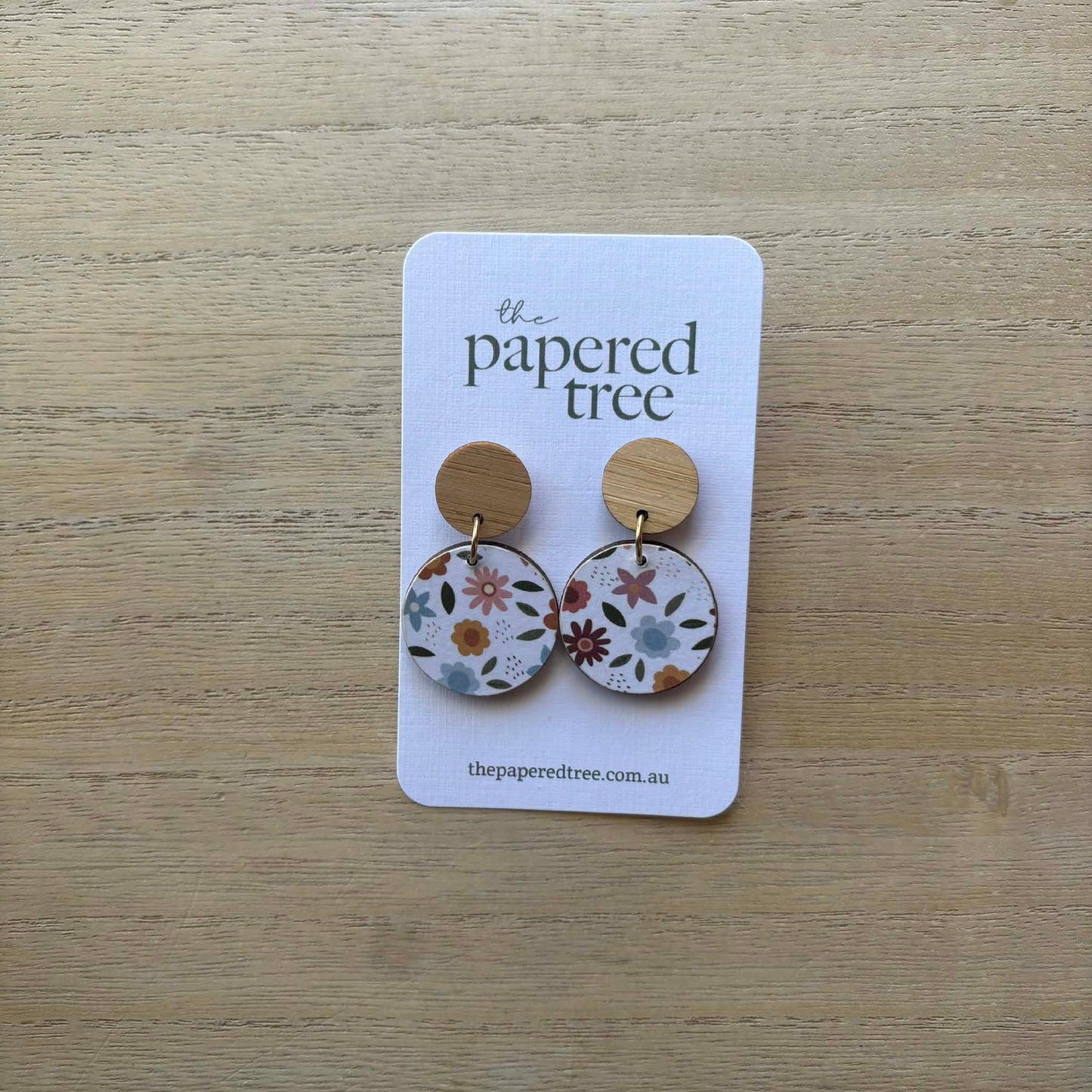 The Papered Tree Earring- Drop