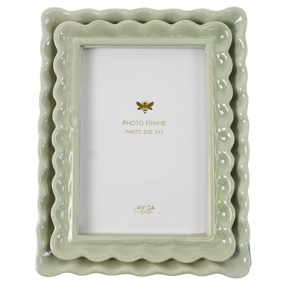 Scallop Photo Frame
