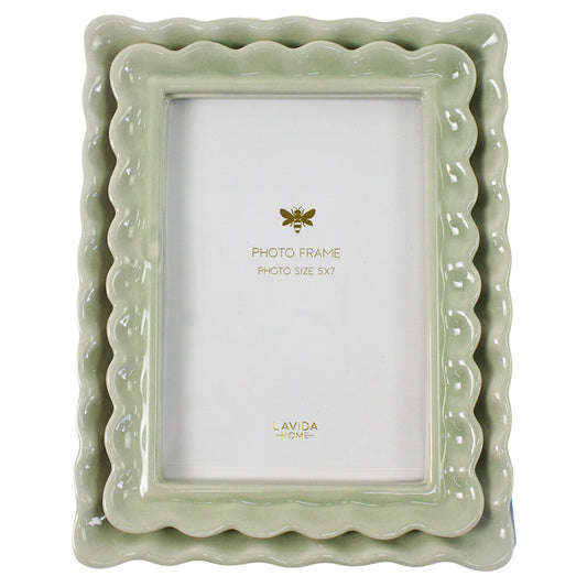 Scallop Photo Frame