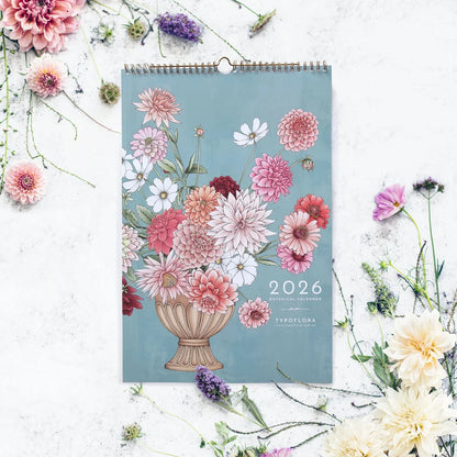 Typoflora 2026 Calendar