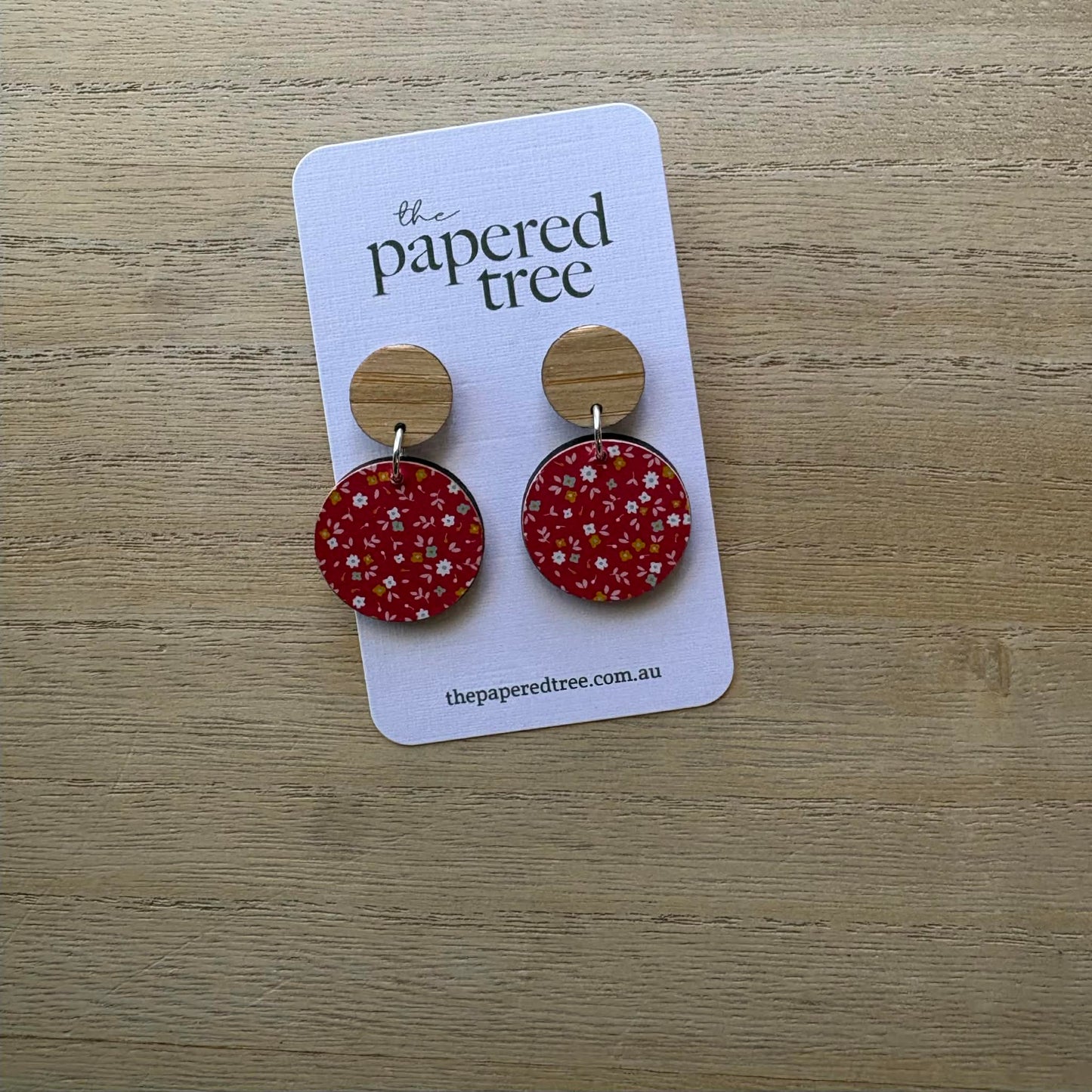 The Papered Tree Earring- Drop