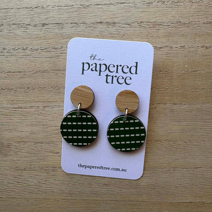 The Papered Tree Earring- Drop