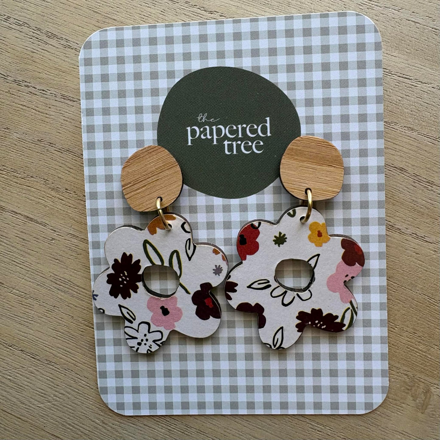 The Papered Tree Earring- Drop