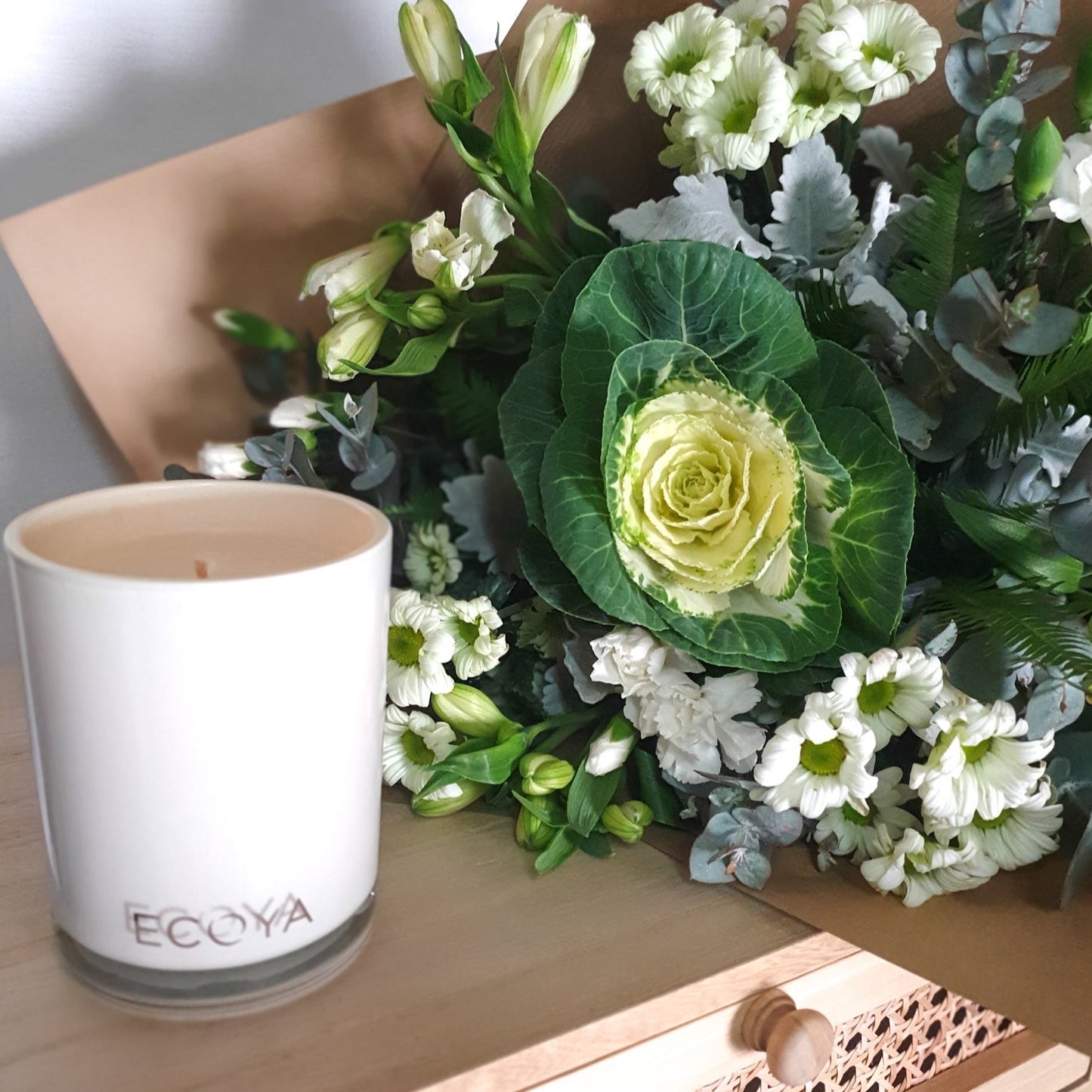 Green & White Bouquet