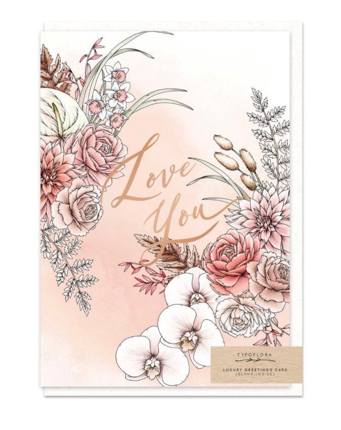 Typoflora Card