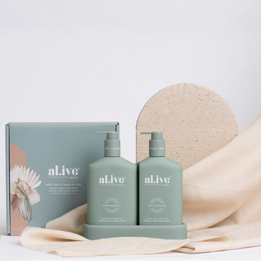 Al.ive Kaffir Lime & Green Tea Duo