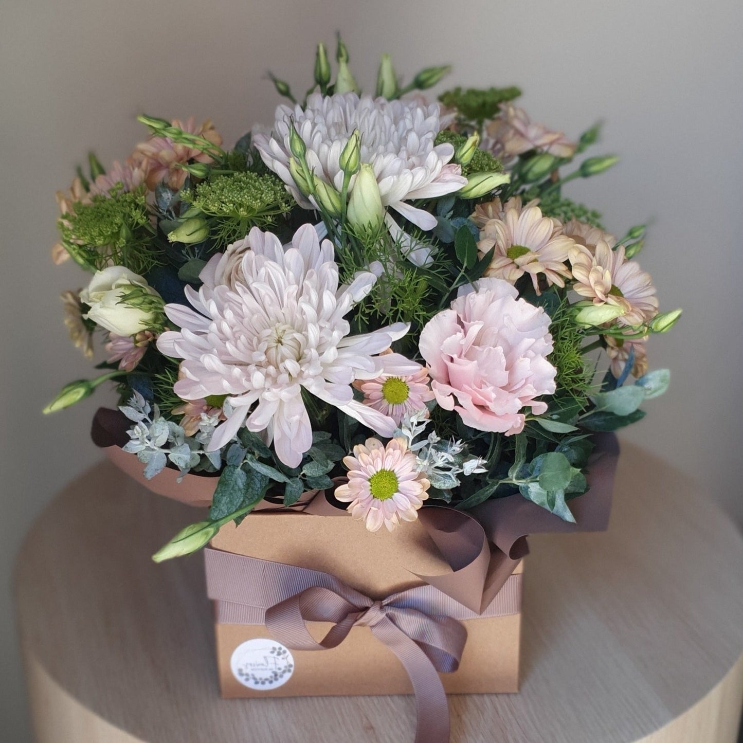 Pastel Boxed Arrangement